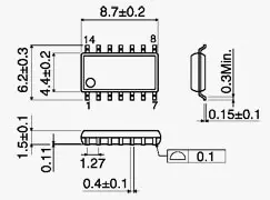 ЭКФ1533ТЛ2 микросхема фото 2
