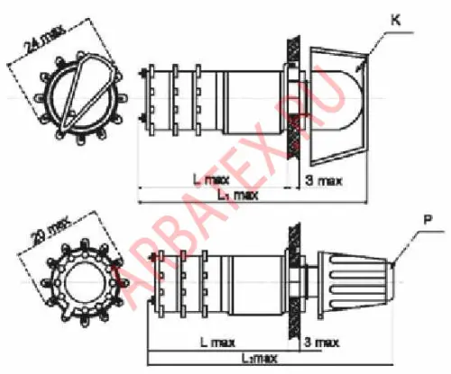 ПГ2-4-6П4НВ переключатель галетный фото 2