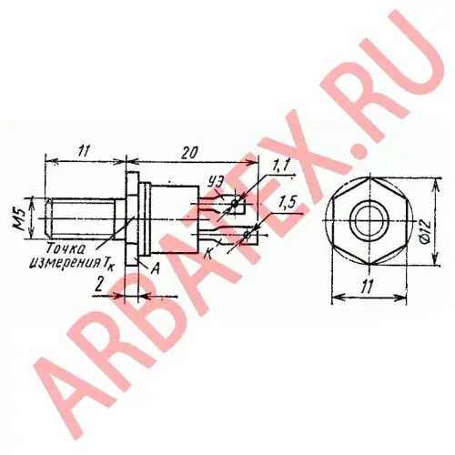 Т112-16-7 тиристор фото 3