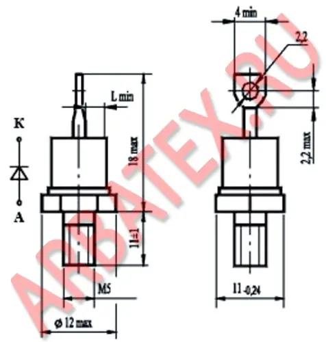 ДЛ112-16-05 диод фото 3 ДЛ112-16-05 диод фото 3