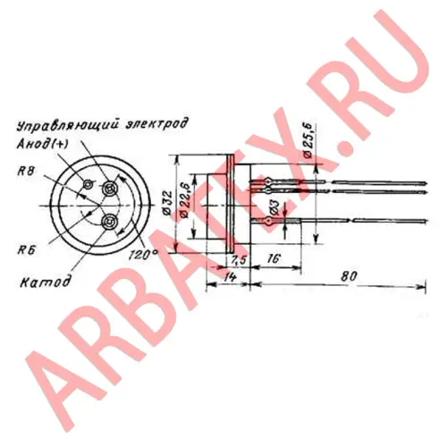 2У206В тиристор фото 2 2У206В тиристор фото 2