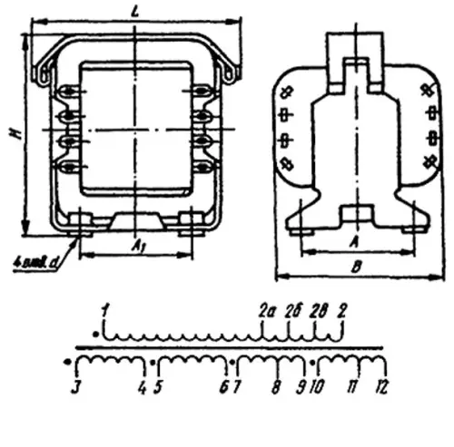ТН48-220-400В трансформатор фото 3