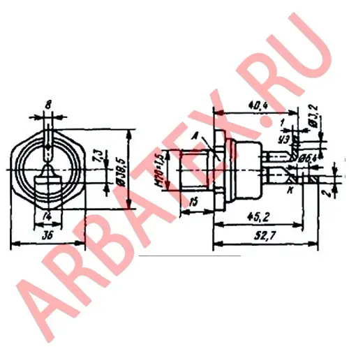 Т15-100-11-424 тиристор фото 3 Т15-100-11-424 тиристор фото 3