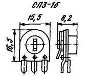 СП3-1Б 0.25 10 Ом фото 2 СП3-1Б 0.25 10 Ом фото 2