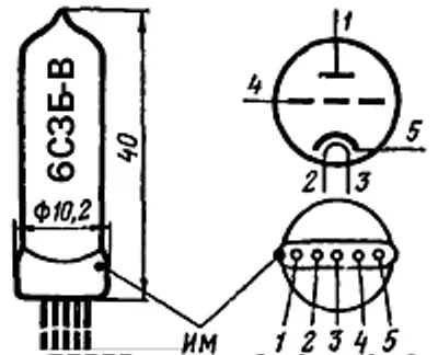 6С3Б-В радиолампа фото 2 6С3Б-В радиолампа фото 2