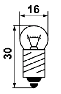 МН-6.5-0.34 Е10/13 лампа накаливания фото 3 МН-6.5-0.34 Е10/13 лампа накаливания фото 3