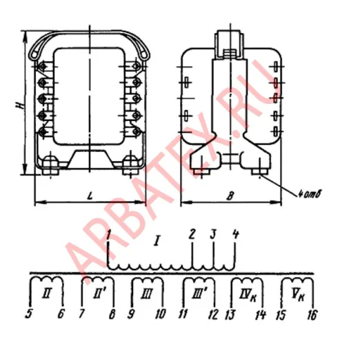 ТПП62-220-400 трансформатор фото 3 ТПП62-220-400 трансформатор фото 3